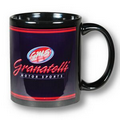 Black Full Color C Handle Mug - 11 Oz.